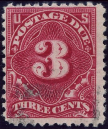Scott J63 3 Cent Postage Due Stamp