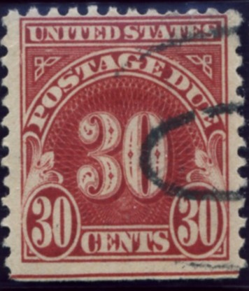 Scott J75 30 Cent Postage Due Stamp