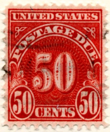 Scott J86 50 Cent Postage Due Stamp