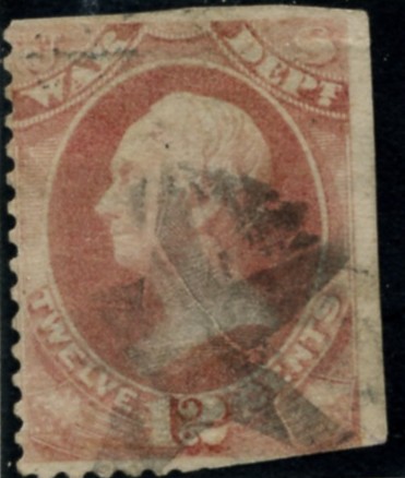 Scott O89 12 Cent Official Stamp War Department