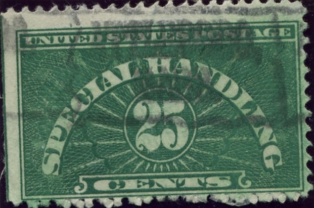 Scott QE4a 25 Cents Special Handling Stamp