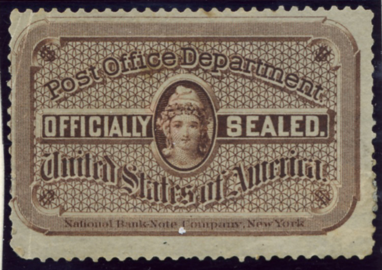 Scott OX4 Post Office Department Official Seal a