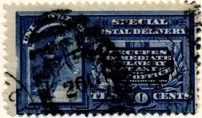 Scott E4 10 Cent Special Delivery Stamp