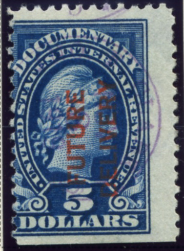 Scott RC13 5 Dollar Internal Revenue Documentary Stamp Future Delivery