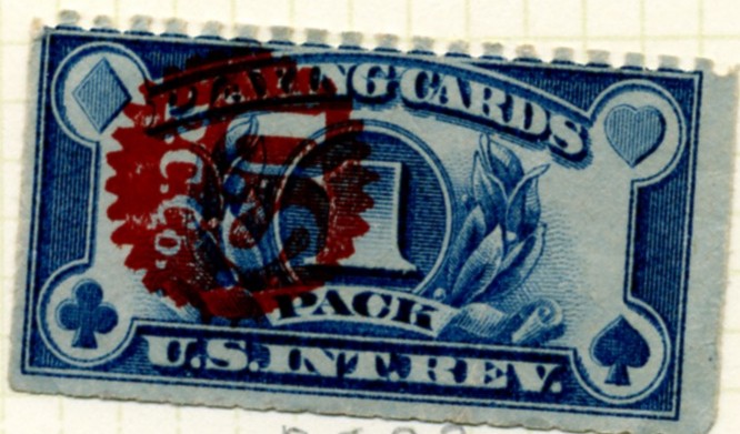 Scott RF23 1 Pack Internal Revenue Playing Cards Stamp