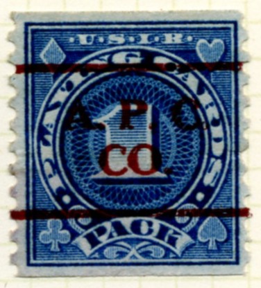 Scott RF26 1 Pack Internal Revenue Playing Cards Stamp a