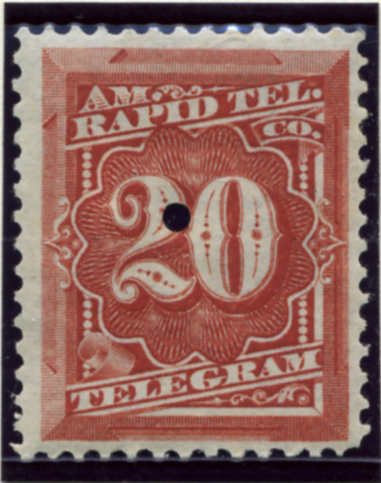Scott 20 Cents Rapid Tel Telegram Stamp