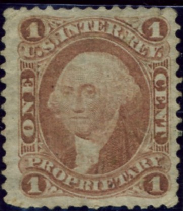 Scott R3 1 Cent Internal Revenue Stamp Proprietary