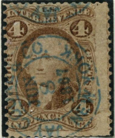 Scott R20 4 Cents Internal Revenue Stamp Inland Exchange