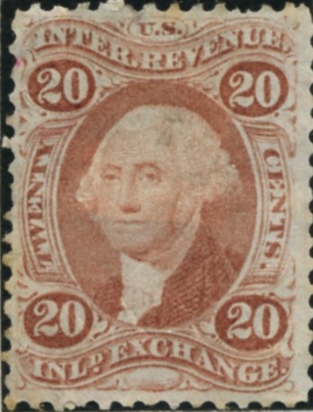 Scott R42 20 Cents Internal Revenue Stamp Inland Exchange