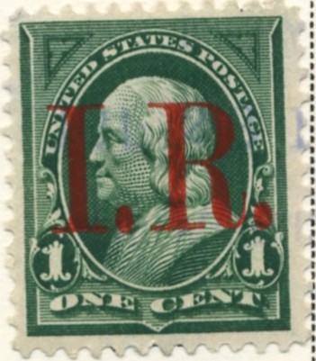 Scott R154 1 Cent Internal Revenue Stamp
