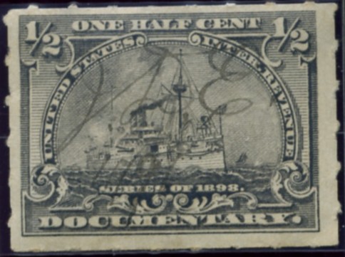 Scott R162 1/2 Cent Internal Revenue Documentary Stamp Watermarked USIR
