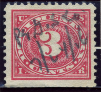 Scott R230 3 Cent Internal Revenue Documentary Stamp Watermarked USIR