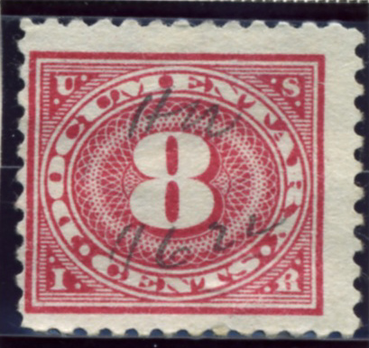 Scott R233 8 Cent Internal Revenue Documentary Stamp Watermarked USIR