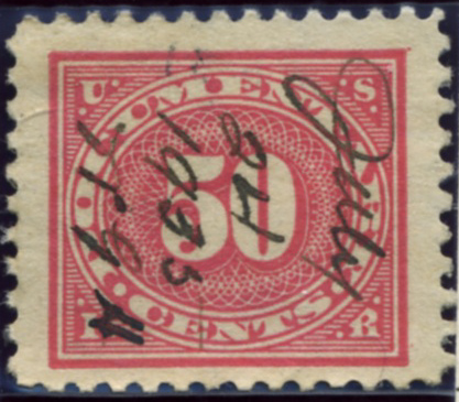 Scott R238 50 Cent Internal Revenue Documentary Stamp Watermarked USIR a