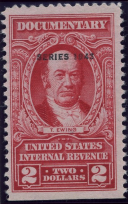 Scott R374 2 Dollars Internal Revenue Documentary Stamp Watermarked USIR