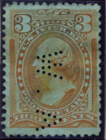 Scott RB13b 3 Cent Internal Revenue Proprietary Stamp Watermark USIR