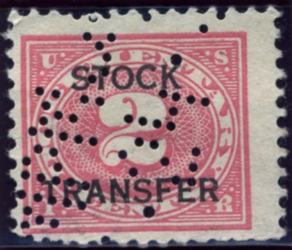 Scott RD2 2 Cent Internal Revenue Stock Transfer Documentary Stamp Watermarked USIR