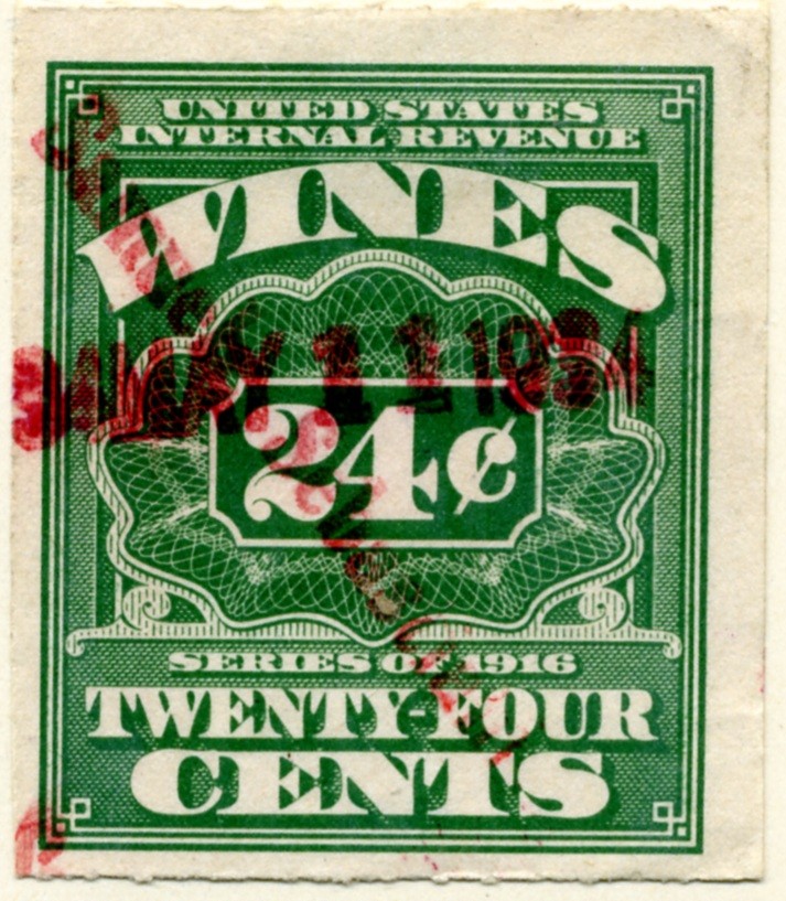 Scott 4810 24 Cents Internal Revenue Wines Stamp