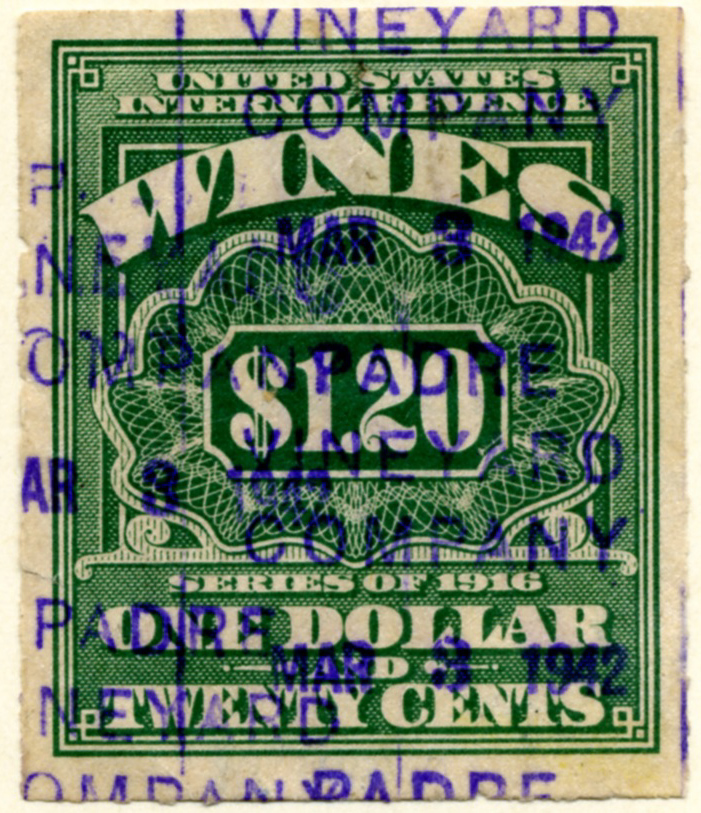 Scott 4817 1.20 Dollar Internal Revenue Wines Stamp