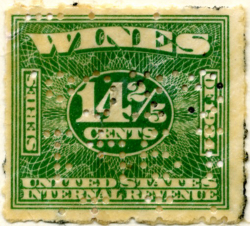 Scott 4911 14 2/5 Cents Internal Revenue Wines Stamp