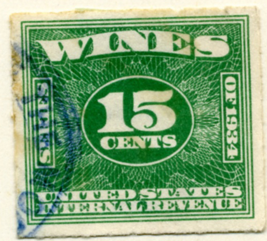 Scott 4912 15 Cents Internal Revenue Wines Stamp