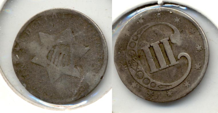 1852 Three Cent Silver Fair-2