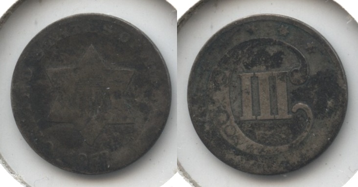 1853 Three Cent Silver AG-3 #f