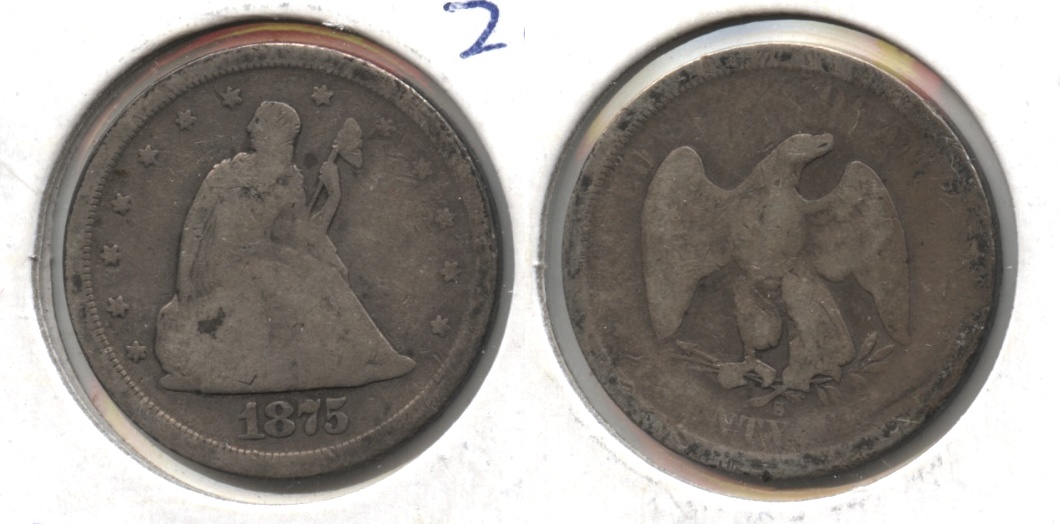 1875-S Twenty Cent Piece Good-4 #b