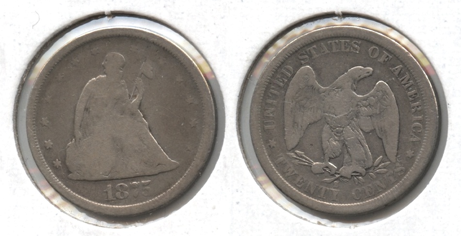 1875-S Twenty Cent Piece Good-4 #c