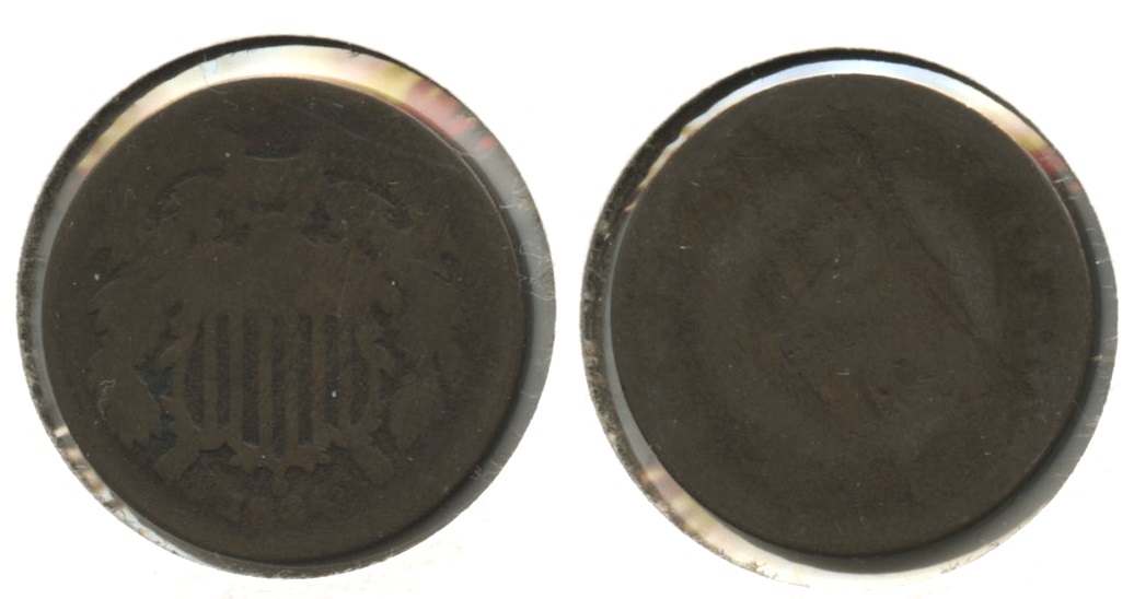 1864 Large Motto Two Cent Piece Fair-2 #a